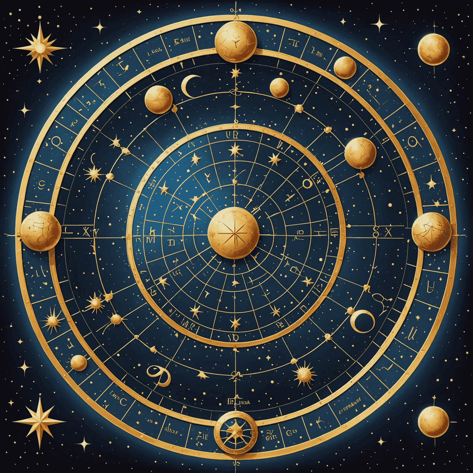 Ilustrácia zobrazujúca dva prepojené horoskopy s hviezdnymi mapami a symbolmi zodiaku, reprezentujúca partnerskú astrológiu